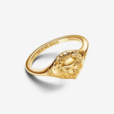 Game of Thrones Lannister lion 14k gold-plated ring
