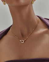 Ania Haie Gold Interlocked Pavé & Polished Knot Necklace