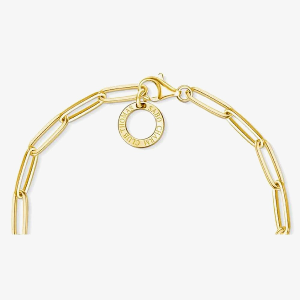 Thomas Sabo Gold Tone Oval Open Link Chain