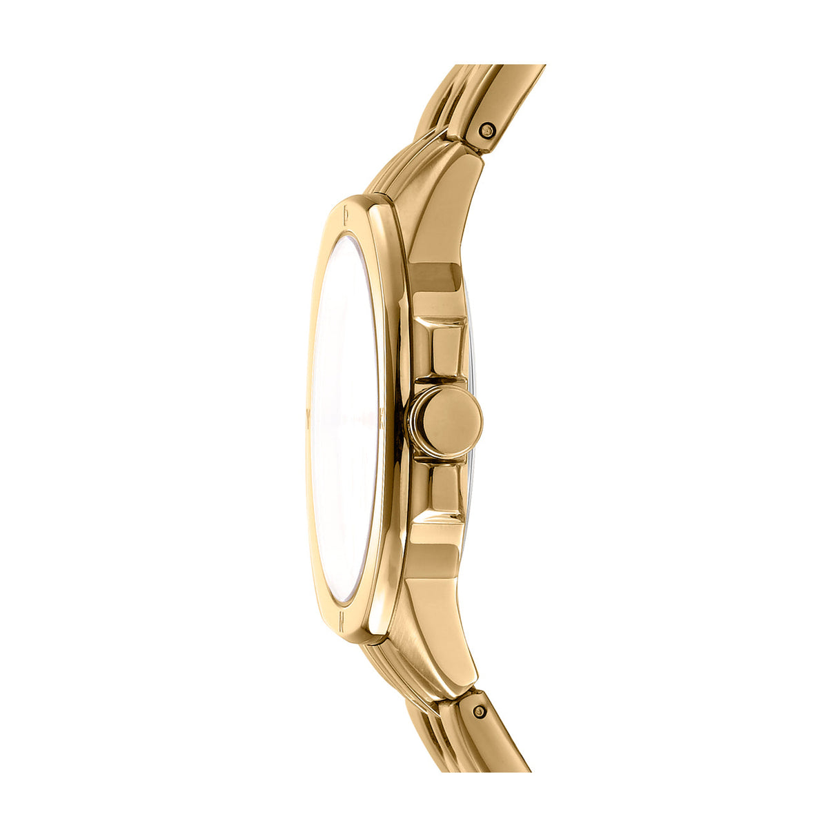 DKNY Logo Women's Champagne Dial Stainless Steel Watch