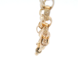 9ct French Twist Threepence Necklace