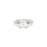 Engagement Ring Above Love Lab Grown Diamond