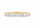 Diamond Claw Set Wedder in 18ct Two-Tone Gold