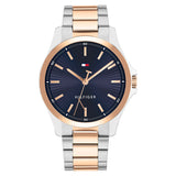 Tommy Hilfiger Two-Tone Steel Navy Dial Men's Watch