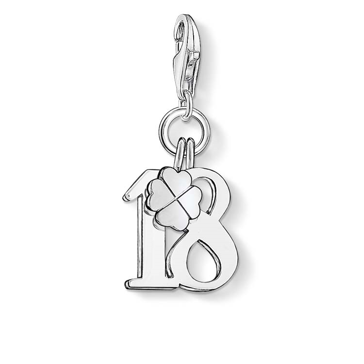 Thomas Sabo Lucky Number '18'  Charm