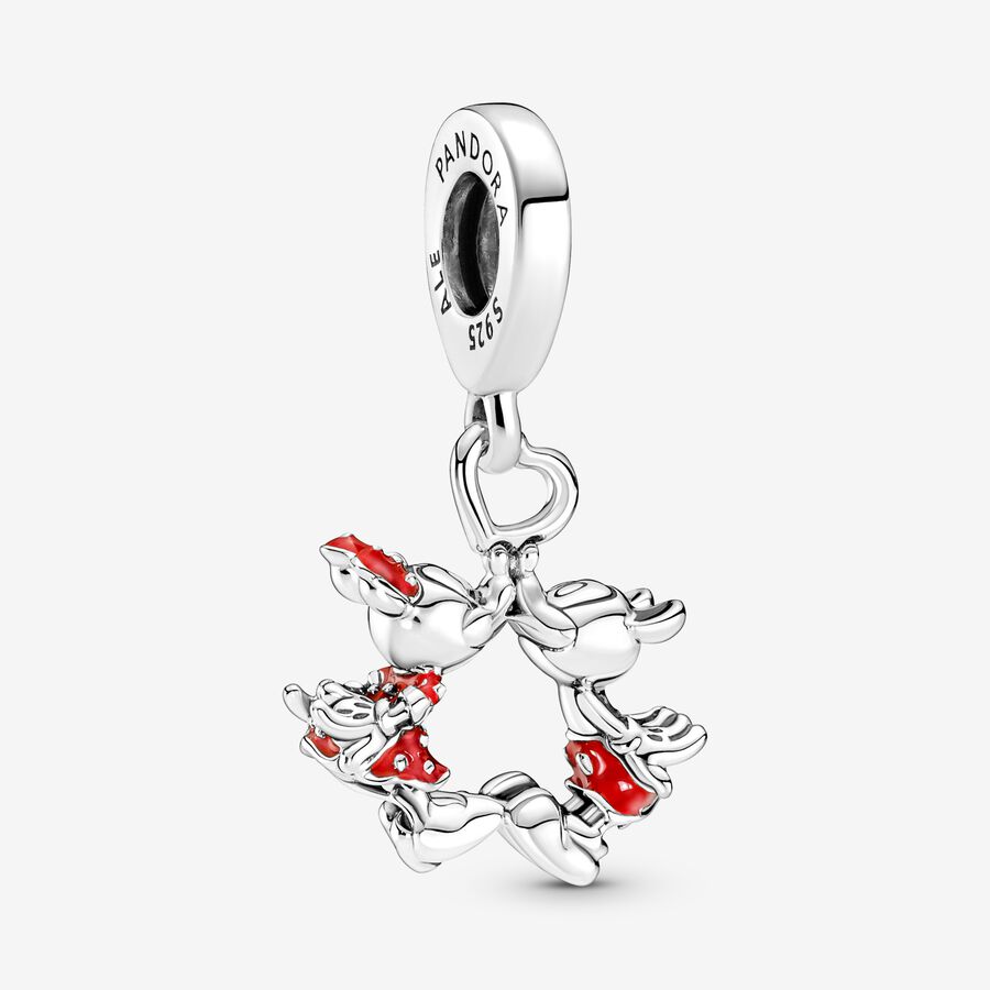 Pandora Disney Mickey & Minnie series, Mickey and Minnie kissing charm