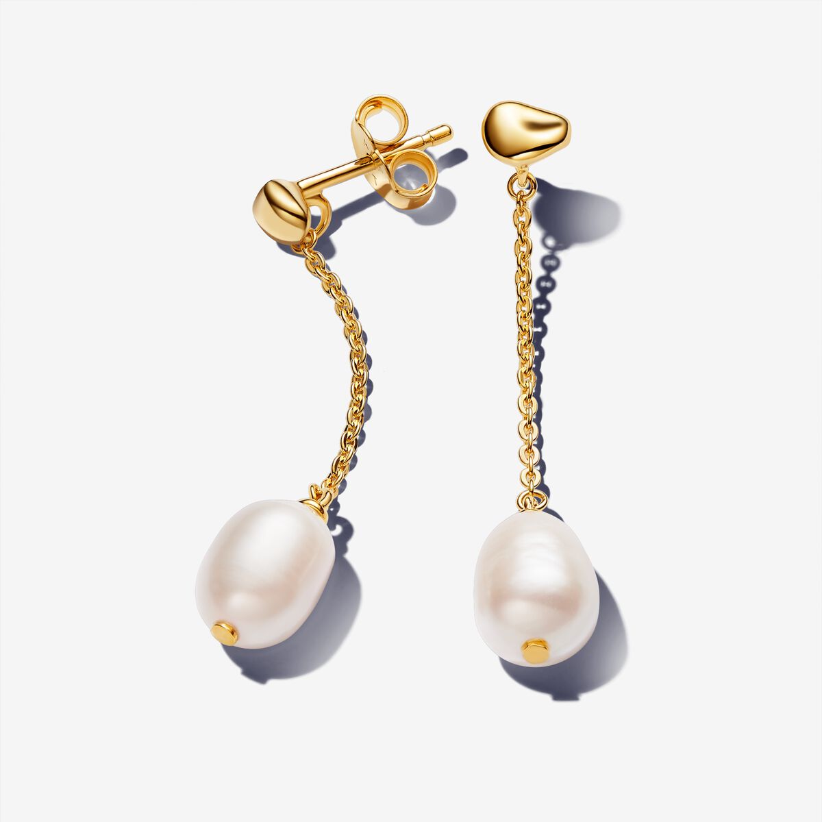 Pandora Treated Freshwater Cultured Pearl Drop Earrings