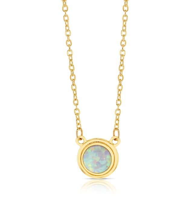 Yellow Gold Opan Pendant.  Model: BT-162