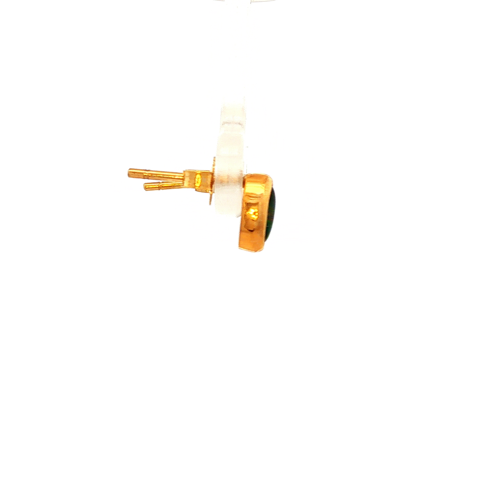 Opal Triplet Earrings in Yellow Gold