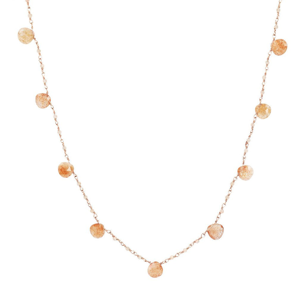 Bronzallure Rosary with Natural Stones Necklace
