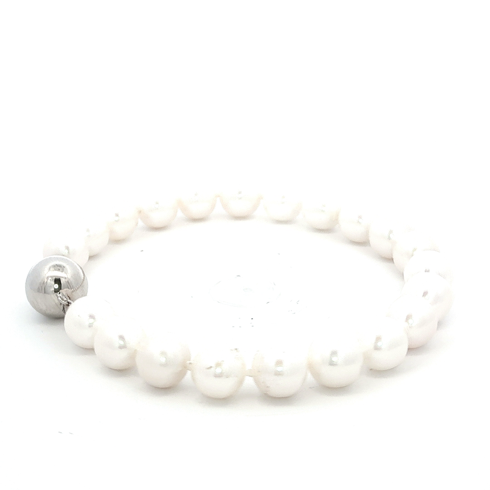 Fresh Water White Round Pearl Bracelet