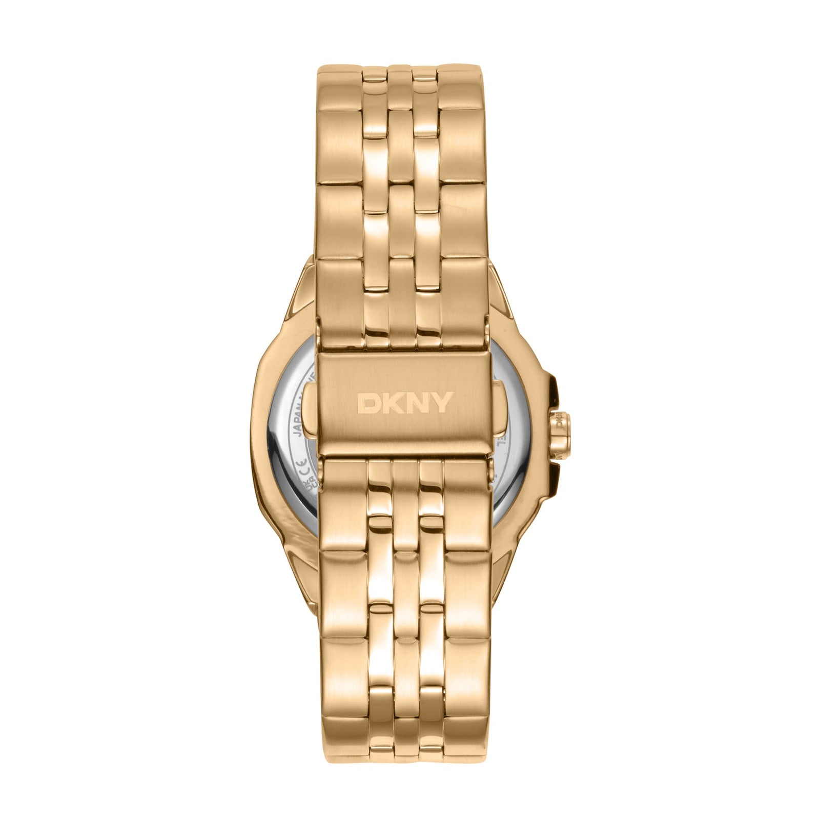 DKNY Logo Women's Champagne Dial Stainless Steel Watch