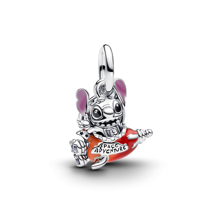 Pandora Disney Stitch Rocket Ship Dangle Charm