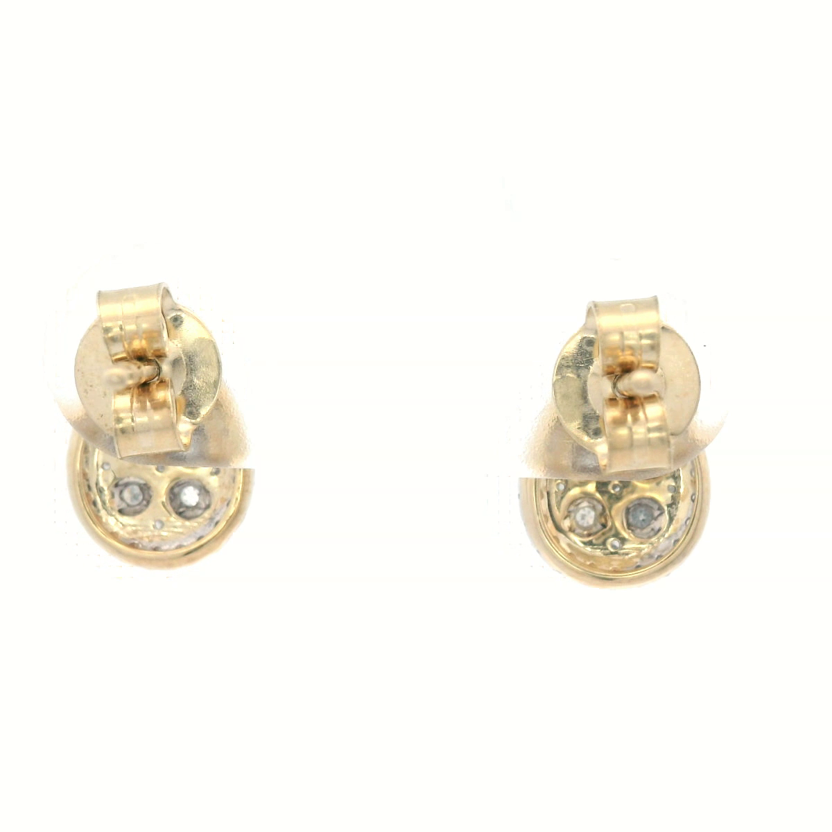 9ct Yellow Gold 0.20 carat Diamond Earrings