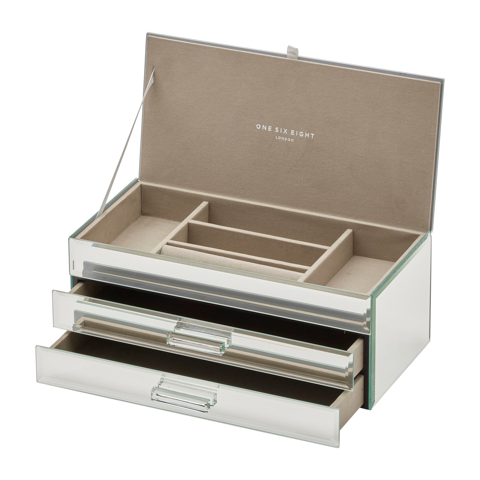 Glass Mirror Large Gabriella Jewellery Box