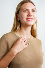 Georgini Adagio Effortless Glow Pearl Pendant Silver
