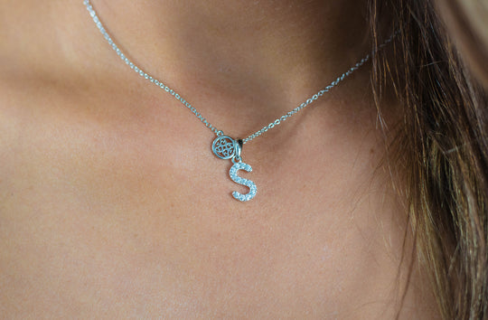 Georgini Luxury Letters A Initial Pendant