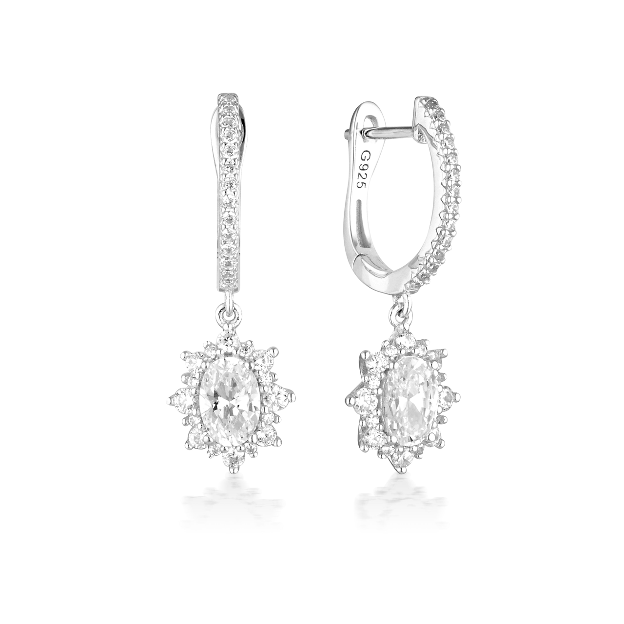 Georgini Iconic Bridal Eloise Earrings Silver