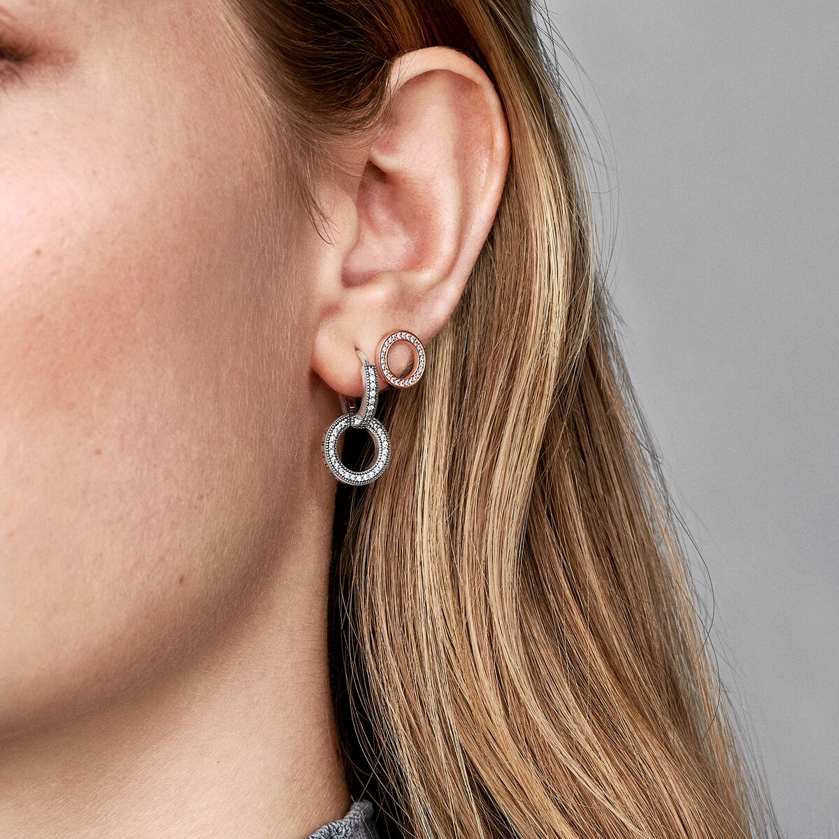Pandora rose forever pandora earring studs hot sale