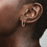 PANDORA Rose Hearts Of Pandora Earring Hoops w CZ