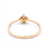 9ct Yellow Gold Diamond and Emerald Ring