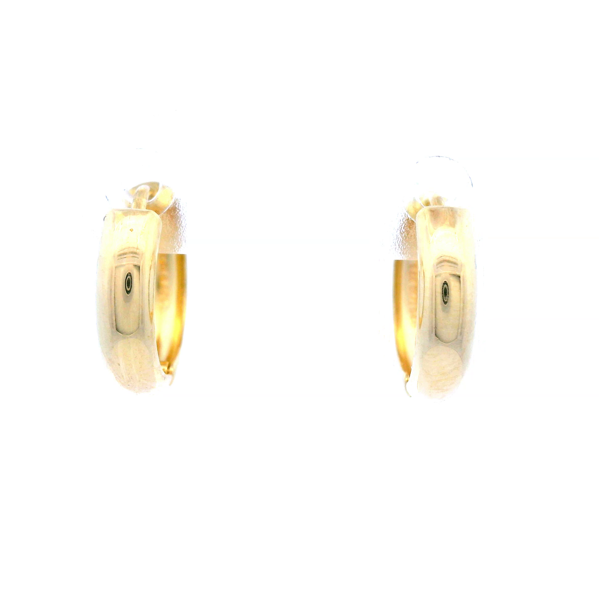 9 Carat Yellow Gold Earrings Yellow Gold Hoop Earrings