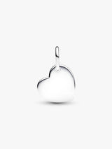 Pandora April Heart Clear Stone Dangle Charm