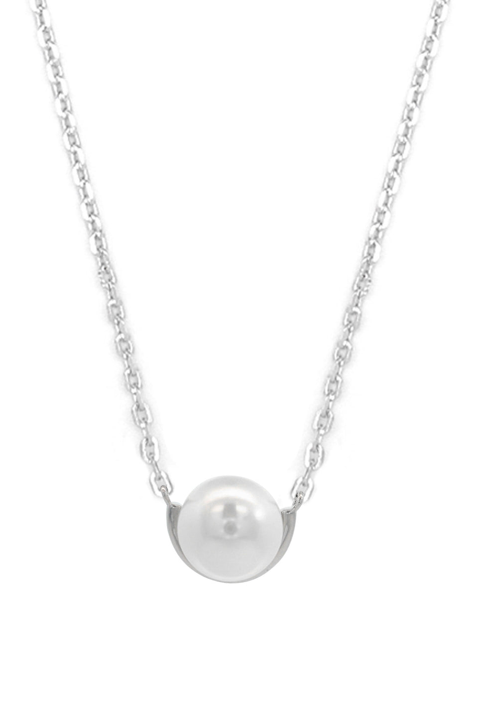 Georgini Adagio Crescent Nine-2-Five Pearl Necklace Gold