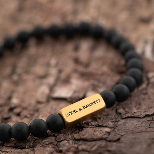 Natural Ned - Matt Black | Gold Medium