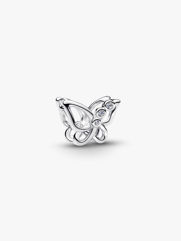 Pandora Gold Butterfly Openwork Charm