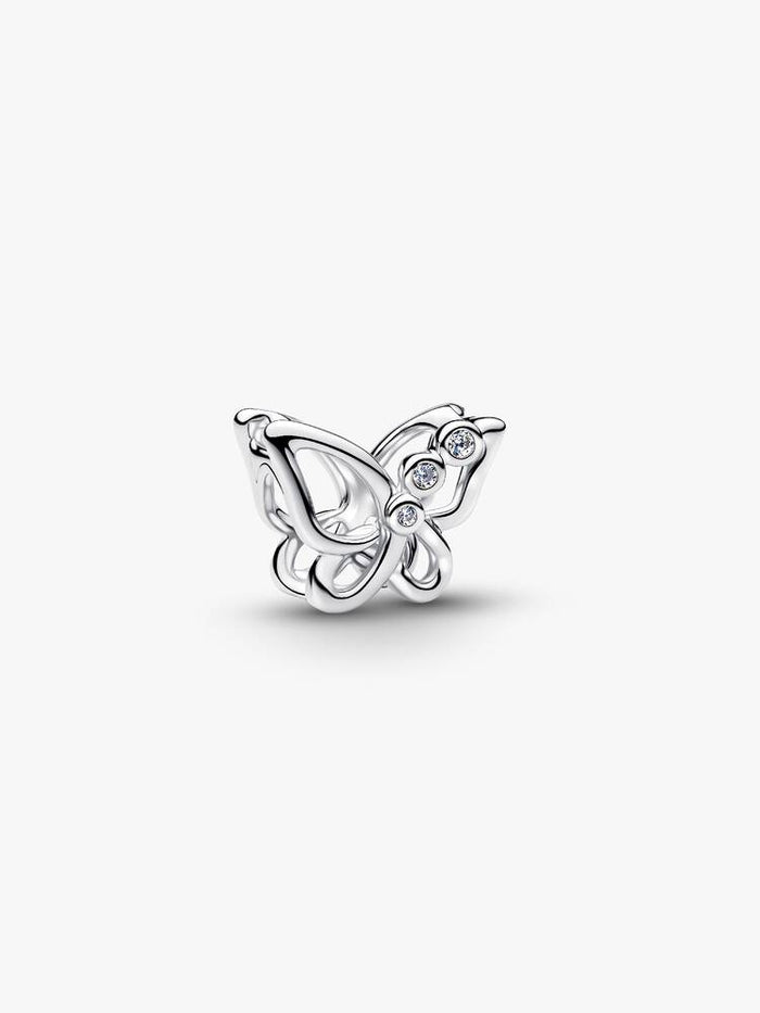 Pandora Gold Butterfly Openwork Charm