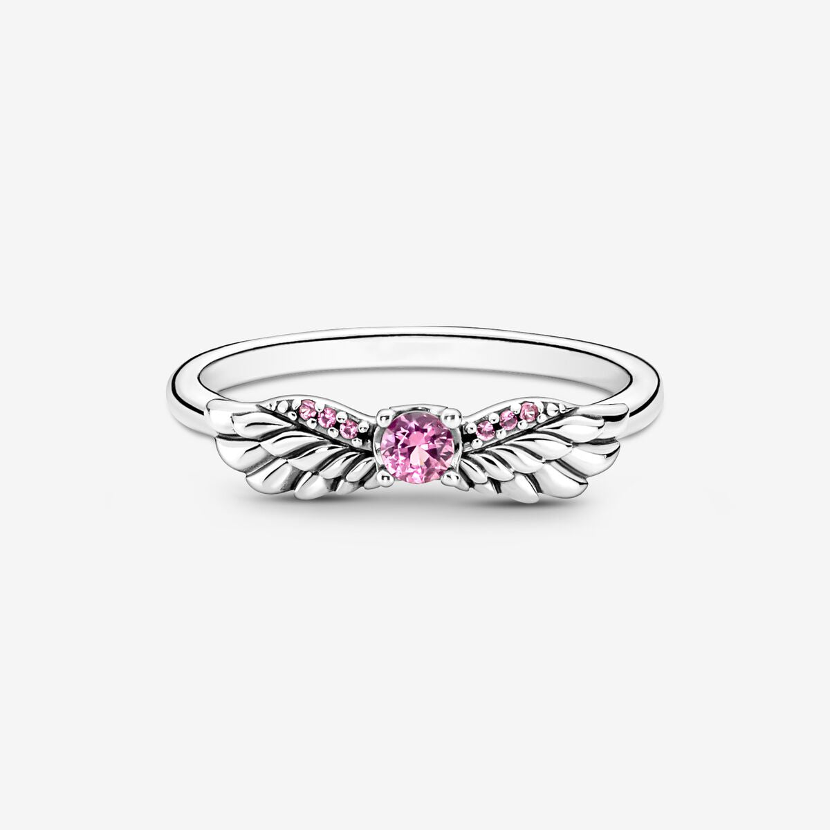 Sparkling Angel Wings Ring - 56