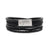 Bonacci Leather Bracelet Black Medium