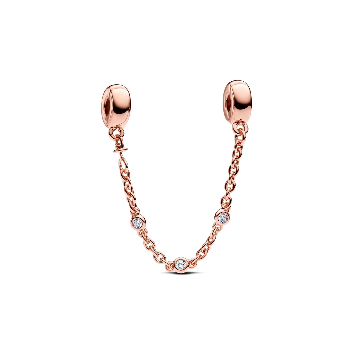 Pandora Triple Clear Stone Safety Chain