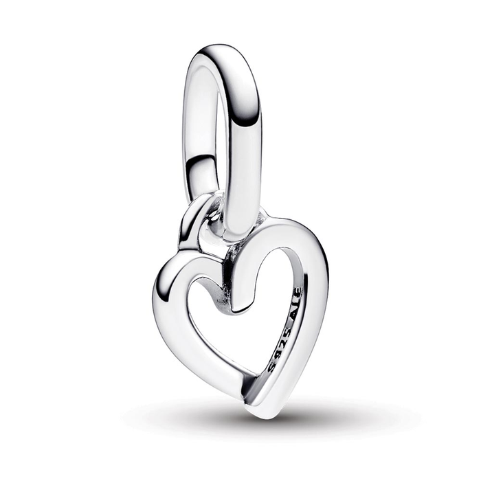 Heart sterling silver mini dangle