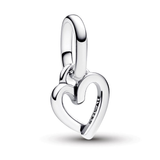 Heart sterling silver mini dangle