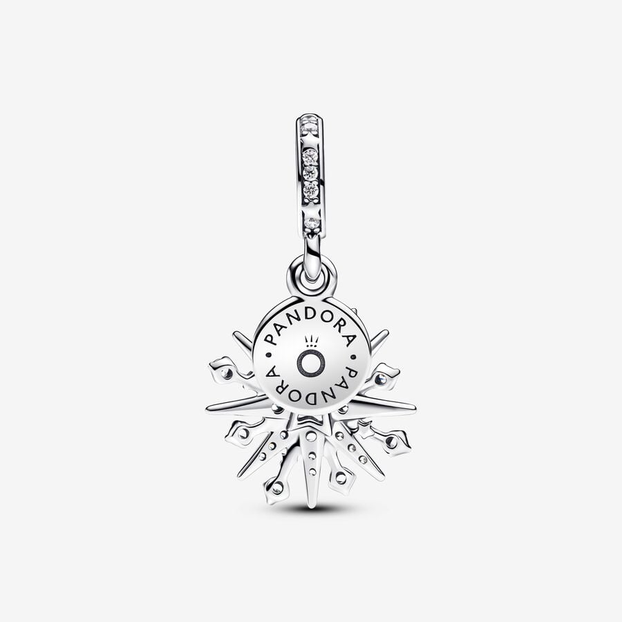 Pandora Sparkling Firework Double Dangle Charm