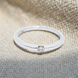 Tension Set Diamond Dress Ring in 9ct White Gold