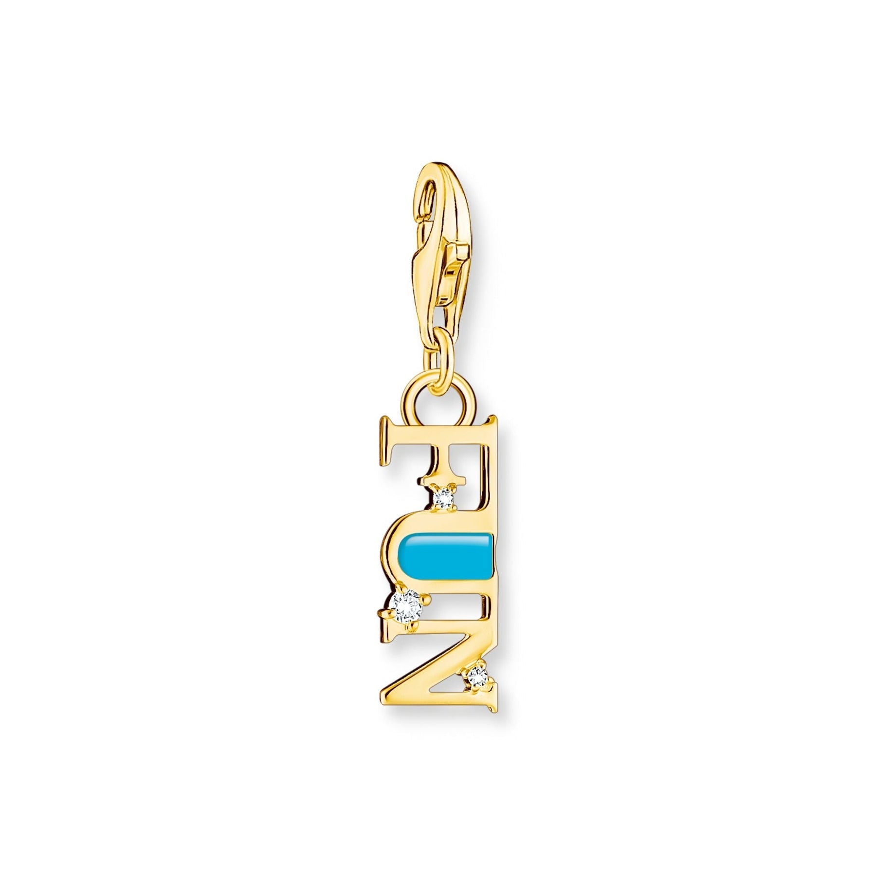 Thomas Sabo Charmista Pendant Fun With Stones Gold Plated