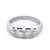 Diamond Bezel Set Dress Ring in White Gold