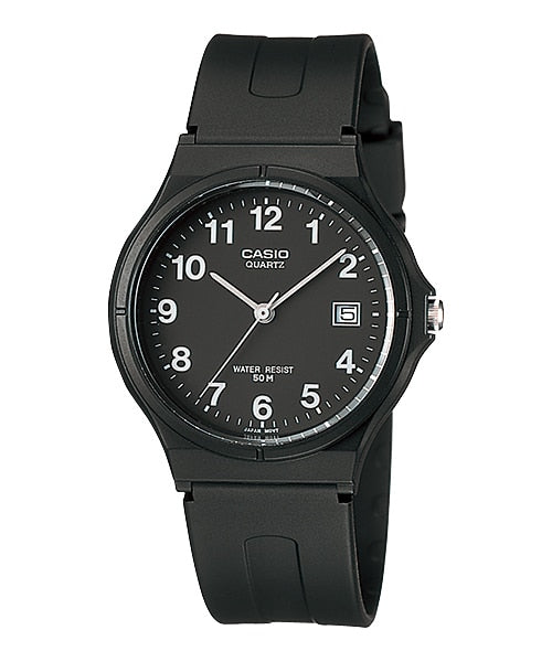 Casio Gents Analogue Watch with Black Dial MW59-1B