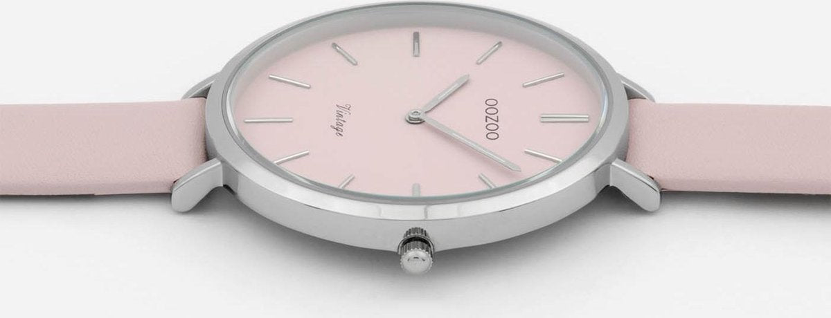 OOZOO Vintage Pink Watch 40mm - Gray
