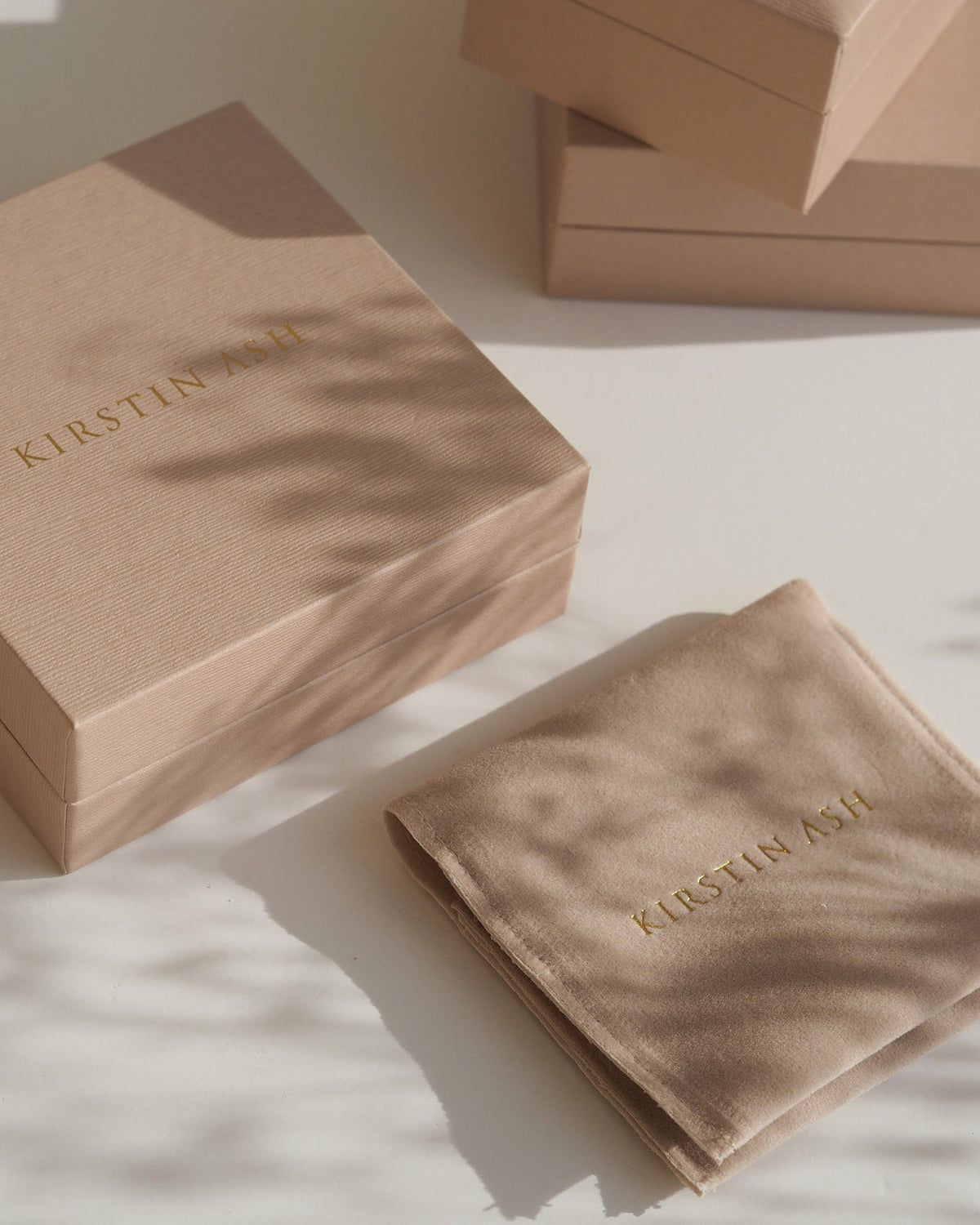 Kirstin Ash Rose Gold Vermeil Herringbone Chain