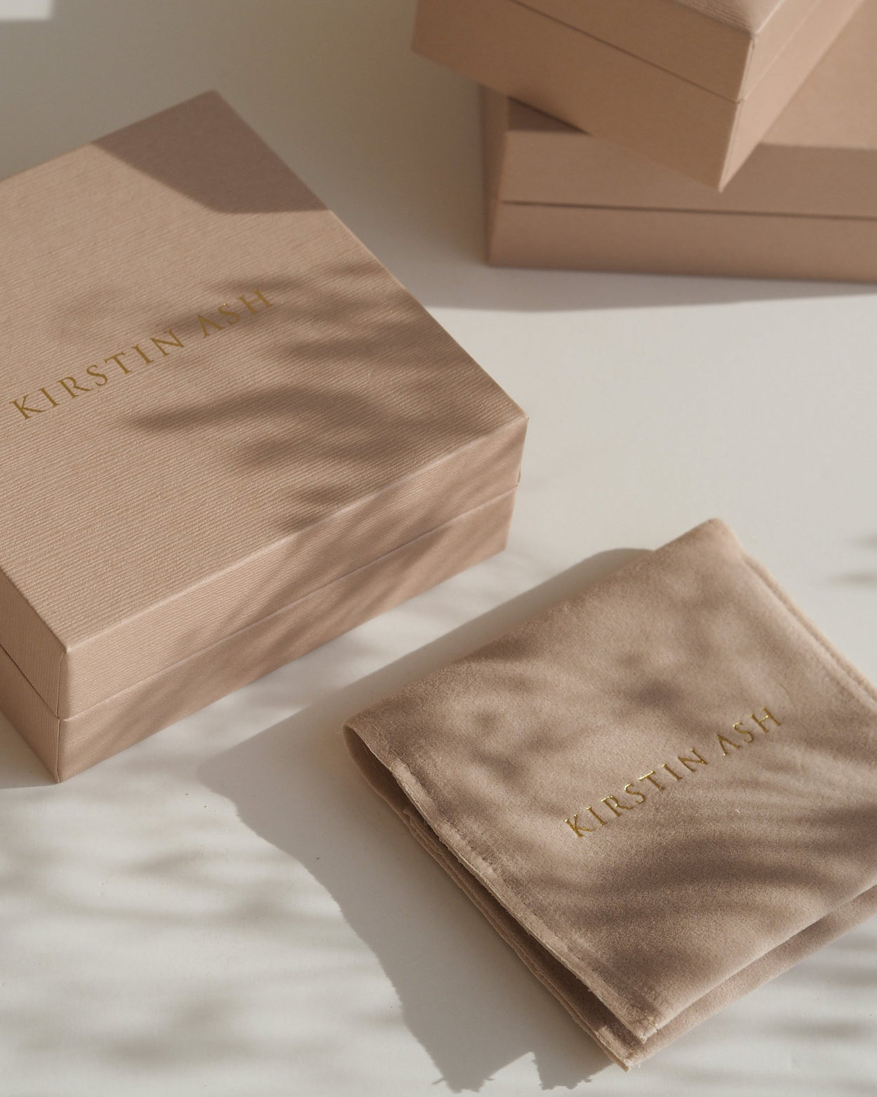 Kirstin Ash Rose Gold Vermeil Herringbone Chain