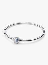 Pandora Sparkling Barrel Clasp Bangle
