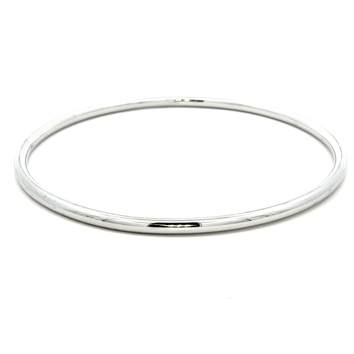 Golf Bangle in White Gold