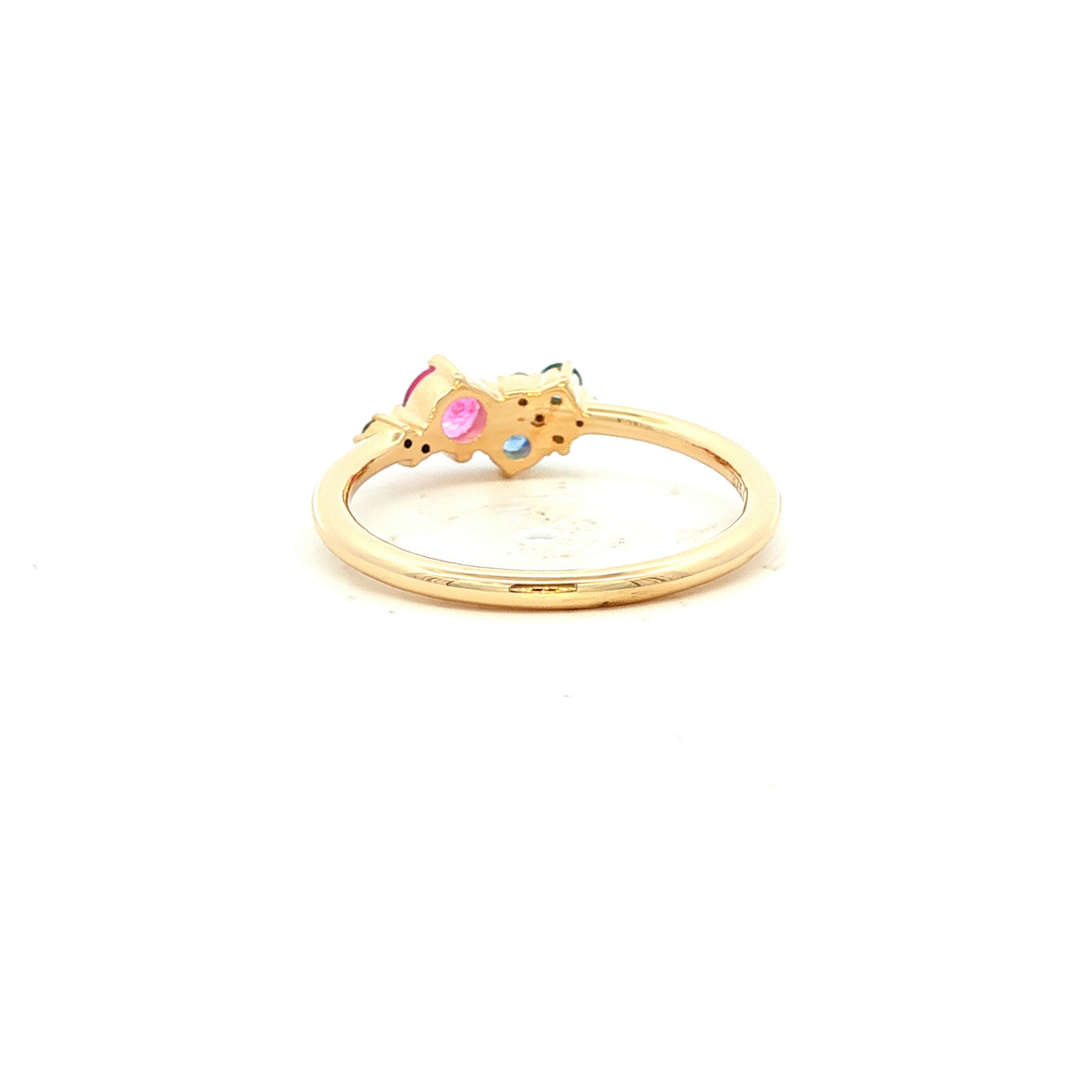 9ct Yellow Gold Multistone Ring