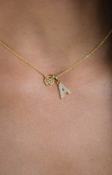 Georgini Luxury Letters A Initial Pendant