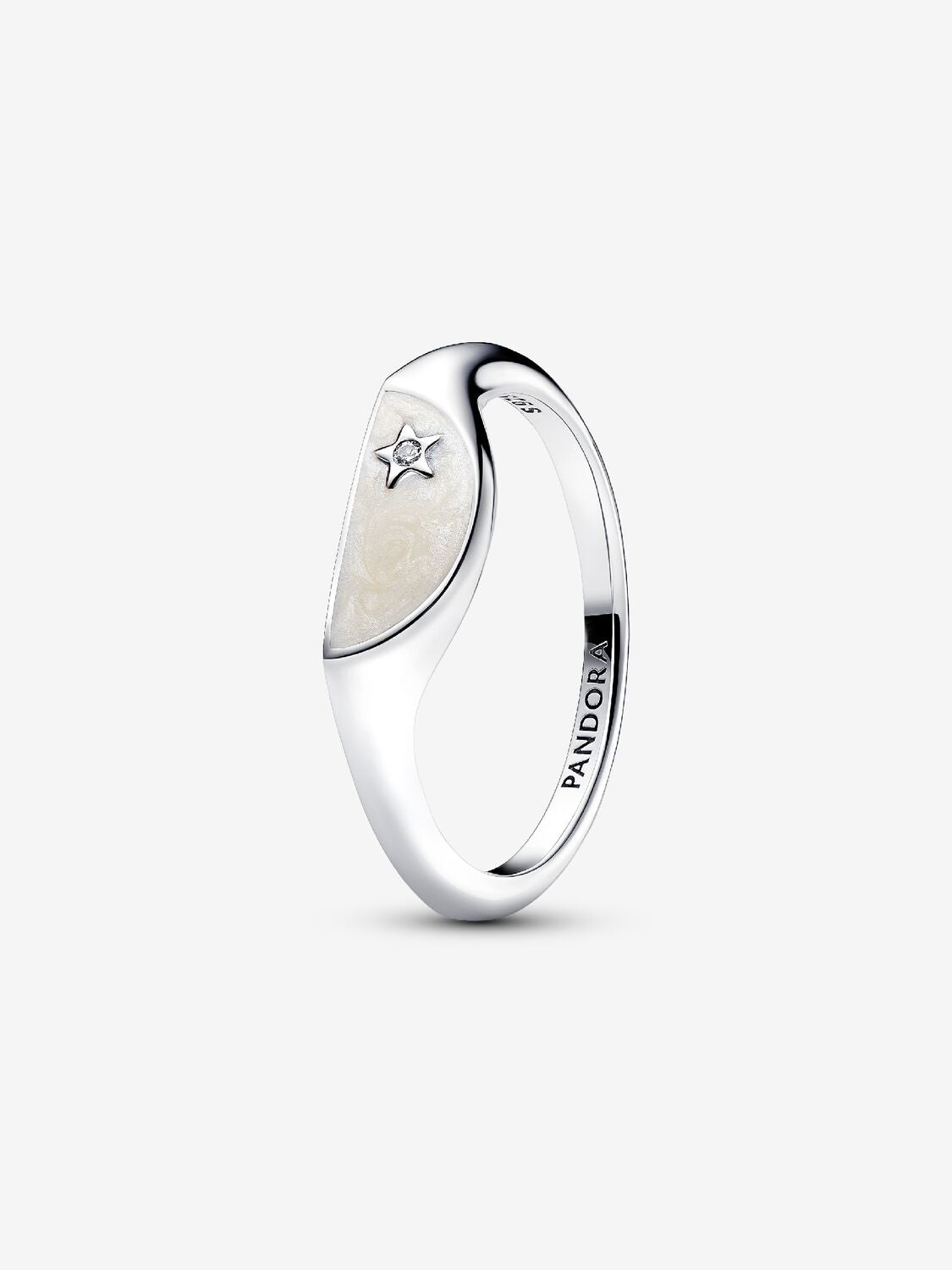 Pandora ME Halved Enamel Signet Ring