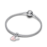 Pandora Pink Mother & Daughter Splittable Dangle Charm
